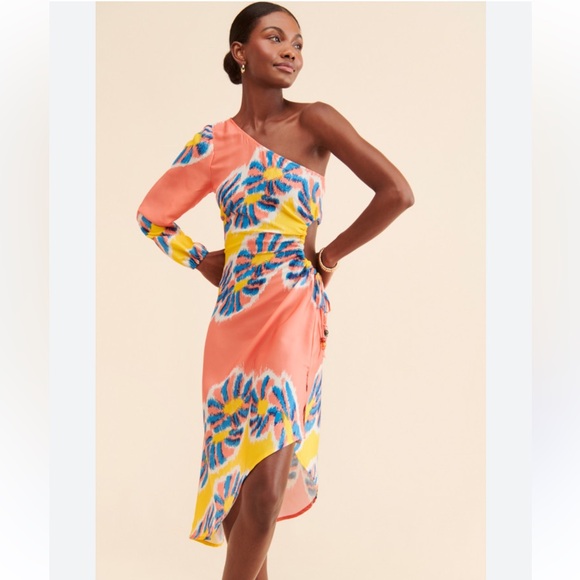 Anthropologie Colorful  Abstract Print Dress - XS - Picture 1 of 6